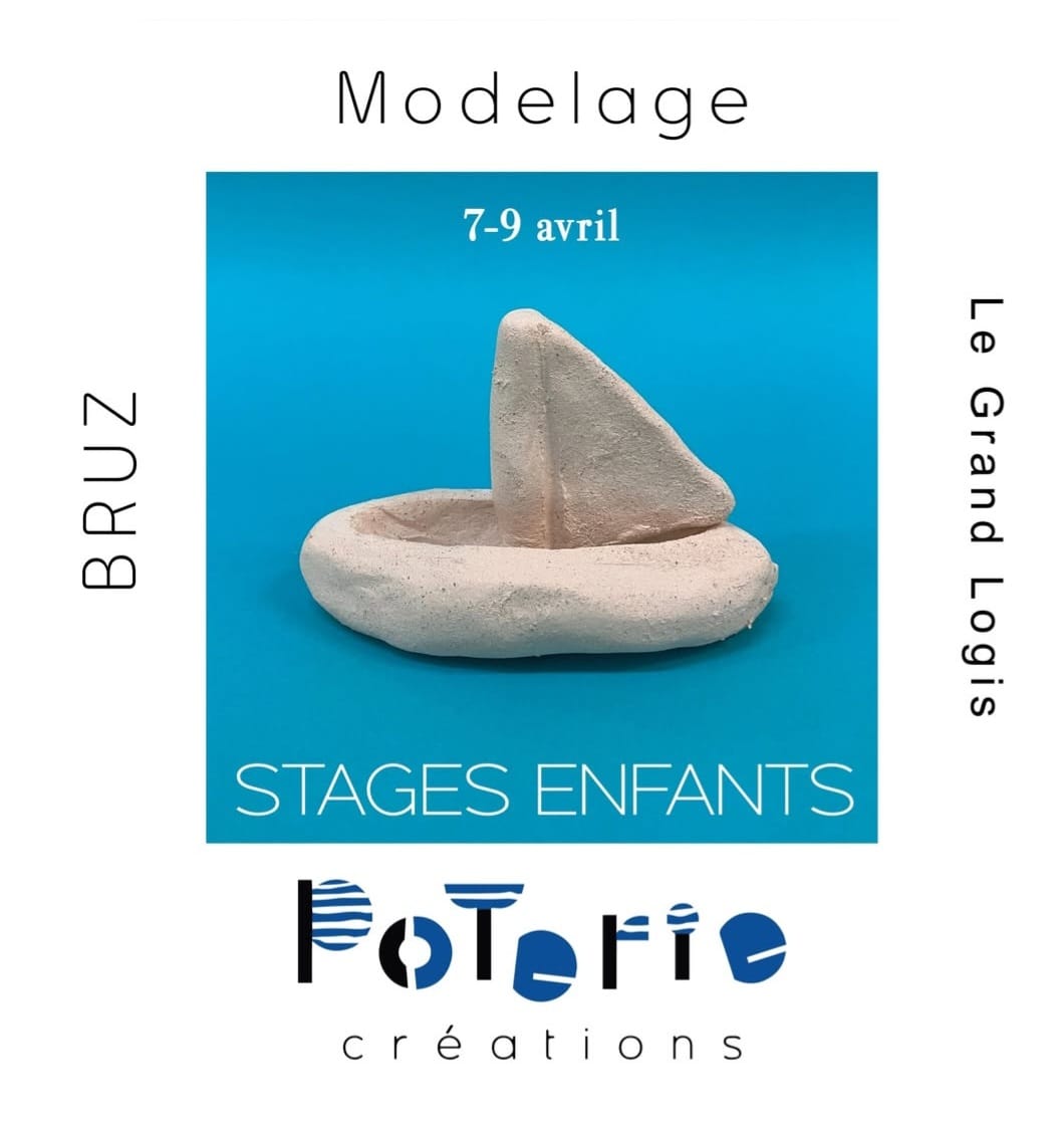 Image donnant les dates du stage pour enfants du mois d'avril